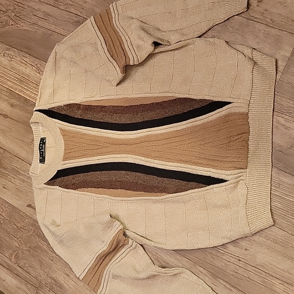 PROTEGE VINTAGE COOGI STYLE GRANDPA SWEATER XL - Picture 10 of 11